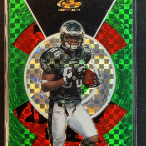 2005 Topps Finest Reggie Brown Green X-Fractor /50 Rookie RC Eagles #130