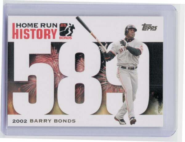 2005 Topps Updates & Highlights Barry Bonds #BB 598 Giants Barry Bonds Home Run