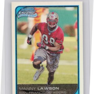2006 Bowman Chrome Manny Lawson Refractors #65 49ers