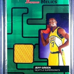 2007-08 Bowman Jeff Green JSY #BR-JG SuperSonics Relics