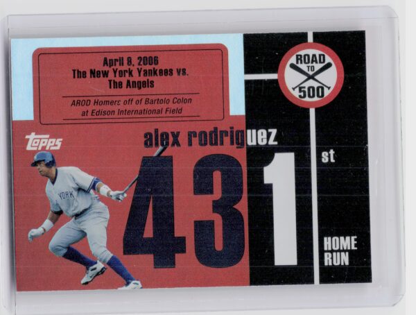 2007 Bowman Draft Picks & Prospects Alex Rodriguez #ARHR431 Yankees Alex Rodrigu
