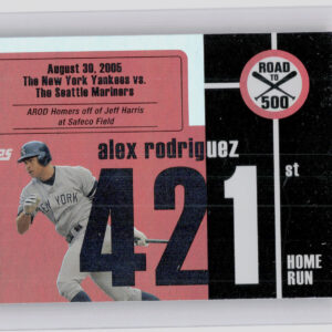 2007 Bowman's Best Alex Rodriguez #ARHR421 Yankees Alex Rodriguez: Road to 500