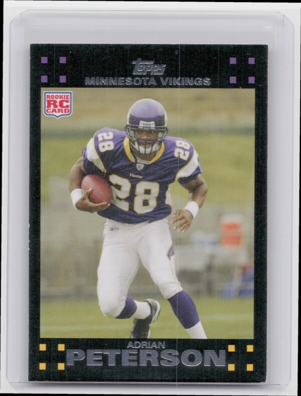 2007 Topps Adrian Peterson Rookie RC #301 Vikings