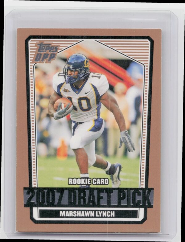 2007 Topps Draft Picks & Prospects Marshawn Lynch #133 Bears