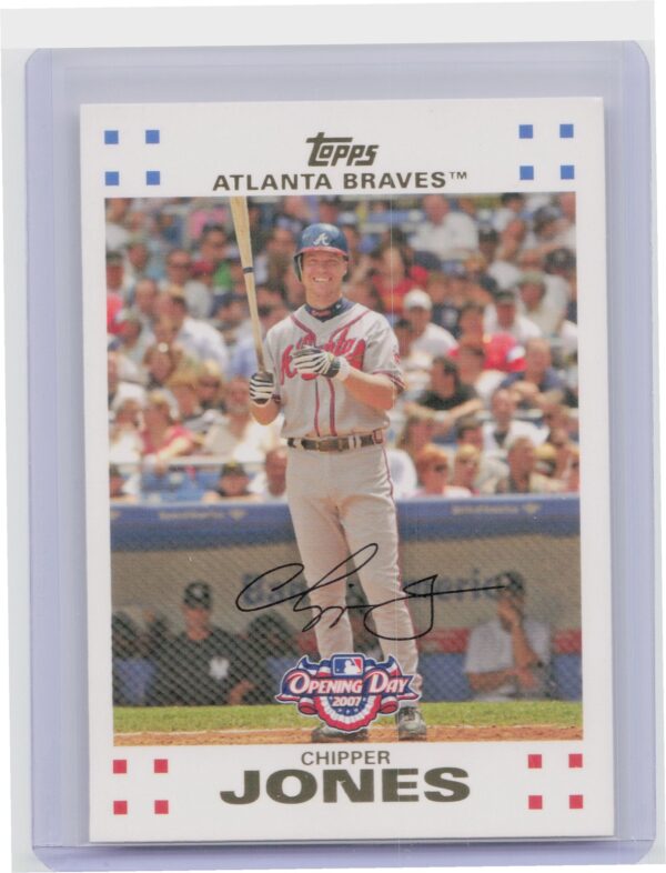 2007 Topps Opening Day Chipper Jones #25 Braves