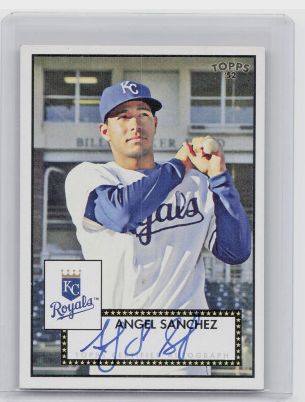 2007 Topps Rookie 1952 Edition Angel Sanchez AU #52S-AS Royals Signatures