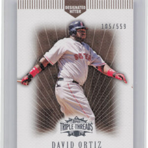 2007 Topps Triple Threads David Ortiz Sepia SN559 #100 Sox