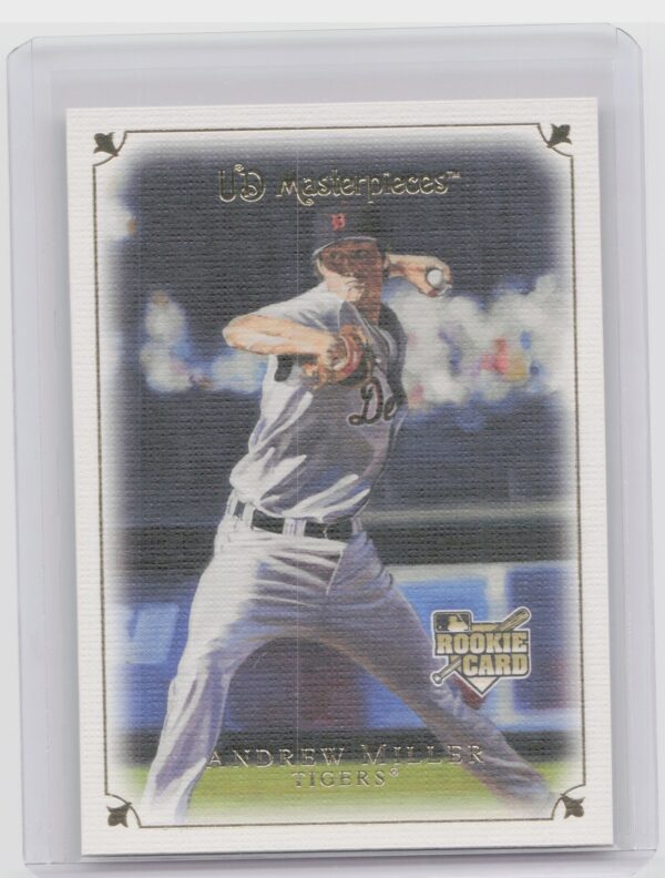2007 Upper Deck Masterpieces Andrew Miller RC #74 Tigers