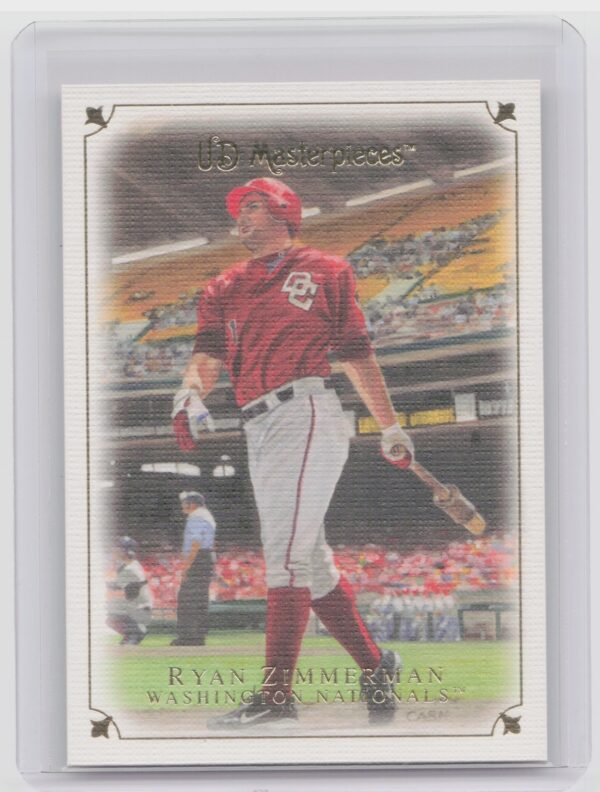 2007 Upper Deck Masterpieces Ryan Zimmerman #67 Nationals