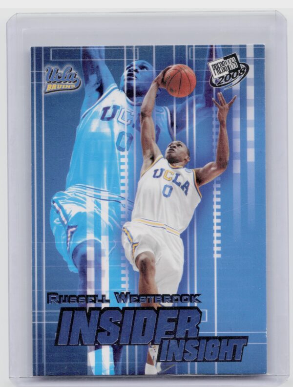 2008-09 Press Pass Russell Westbrook #II-6 Bruins Insider Insight Blue