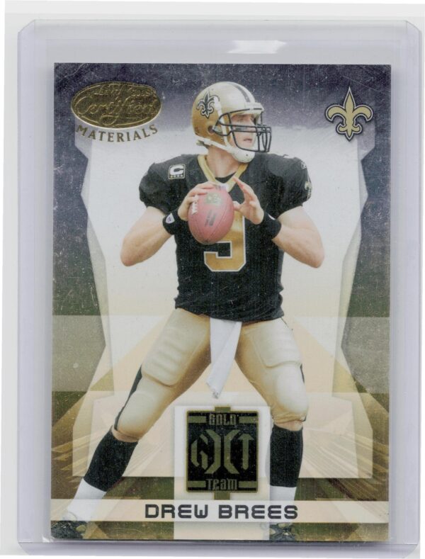 2008 Certified Materials Drew Brees /1000 #GT-10 Saints Gold Team