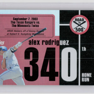2008 Finest Alex Rodriguez #ARHR340 Rangers Alex Rodriguez: Road to 500