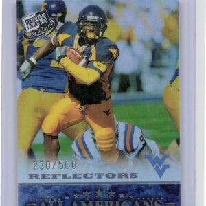 2008 Press Pass Steve Slaton Reflectors /500 #87 Mountaineers