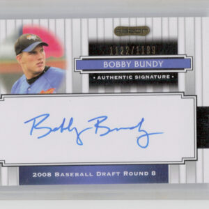 2008 Razor Signature Series Bobby Bundy #160 Orioles