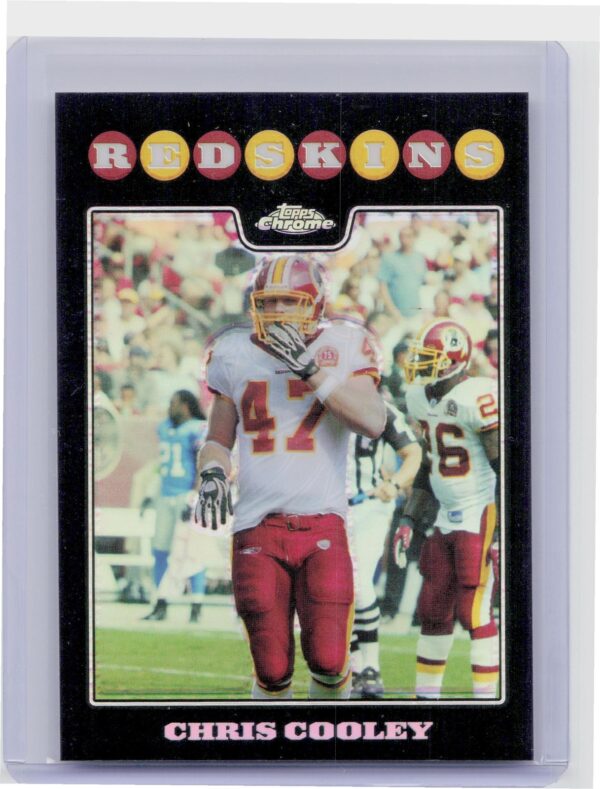 2008 Topps Chrome Chris Cooley Refractors #TC92 Redskins