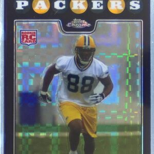 2008 Topps Chrome Jermichael Finley Xfractors RC #TC218 Packers