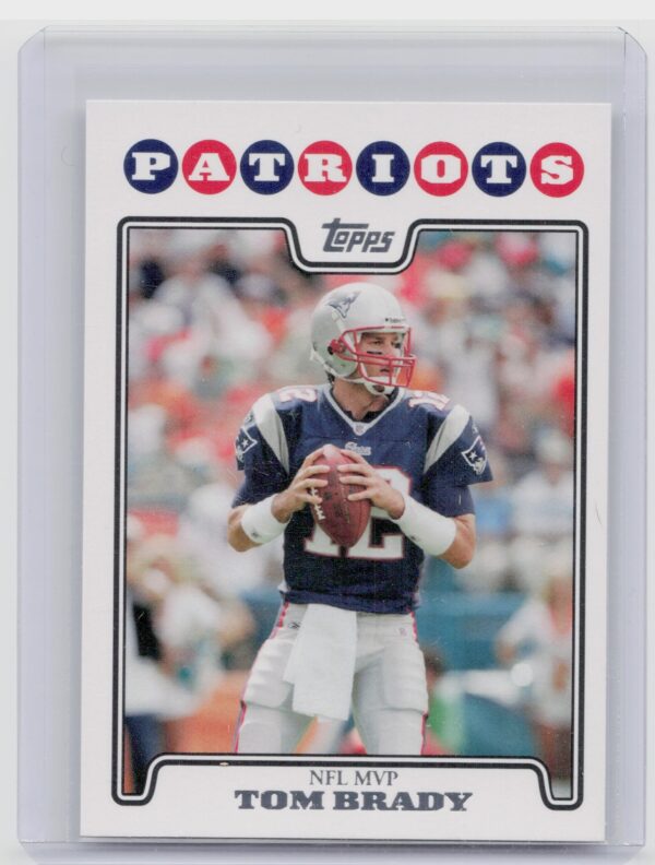 2008 Topps Tom Brady #328 Patriots