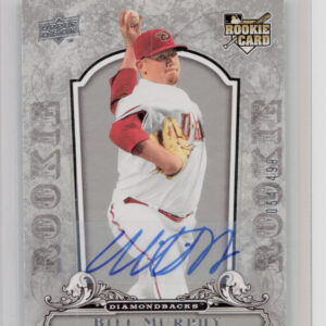 2008 Upper Deck A Piece of History Bill Murphy AU SN499 #102 Diamondbacks Rookie