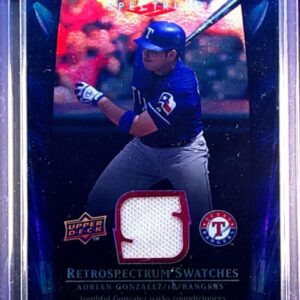 2008 Upper Deck Spectrum Adrian Gonzalez JSY #RS-AG2 Padres Retrospectrum Swatch