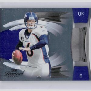 2009 Playoff Prestige Jay Cutler /1000 #22 Broncos Prestigious Pros Blue