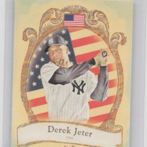2009 Topps Allen & Ginter Derek Jeter #NP58 Yankees National Pride