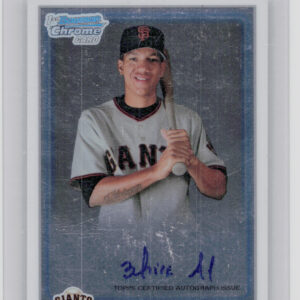 2010 Bowman Chrome Ehire Adrianza AU #BCP201 Giants Prospects Autographs
