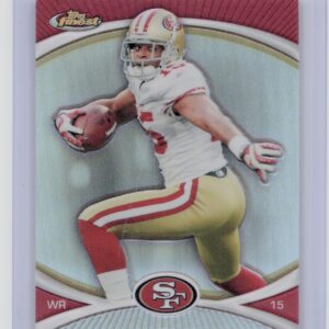 2010 Finest Michael Crabtree Refractors #44 49ers