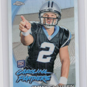 2010 Topps Chrome Jimmy Clausen Refractors #C130 Panthers