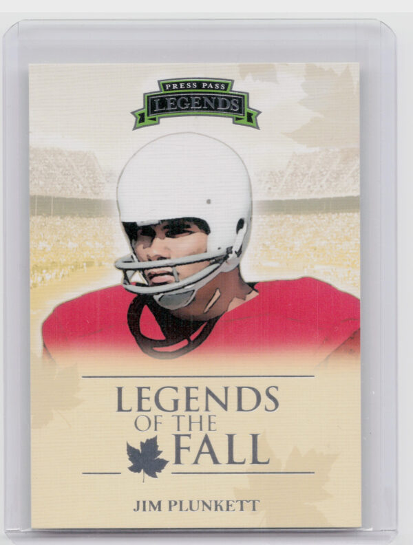 2011 Press Pass Legends Jim Plunkett #LOF-4 Cardinal Legends of the Fall