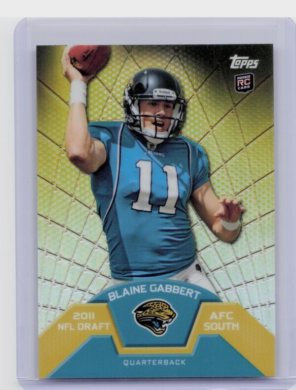 2011 Topps Blaine Gabbert #TMB-2 Jaguars Rookie Refractors