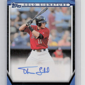 2011 Topps Pro Debut Thomas Field AU SN199 #SSA-TF Tourists Solo Signatures Blue