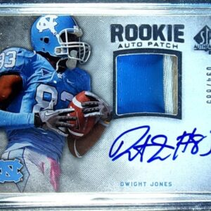 2012 SP Authentic Dwight Jones AUTO /885 JSY #259 Heels Patch