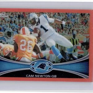 2012 Topps Chrome Cam Newton Orange Refractors #20 Panthers