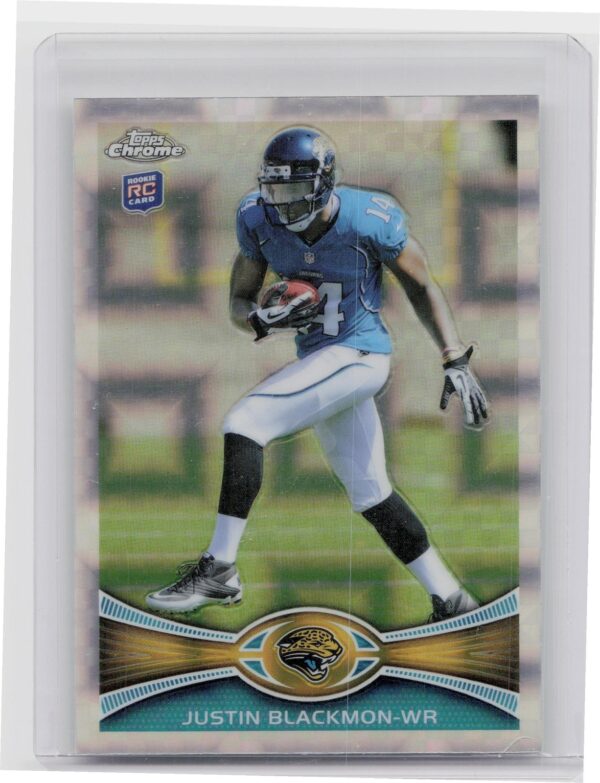 2012 Topps Chrome Justin Blackmon Xfractors #13 Jaguars