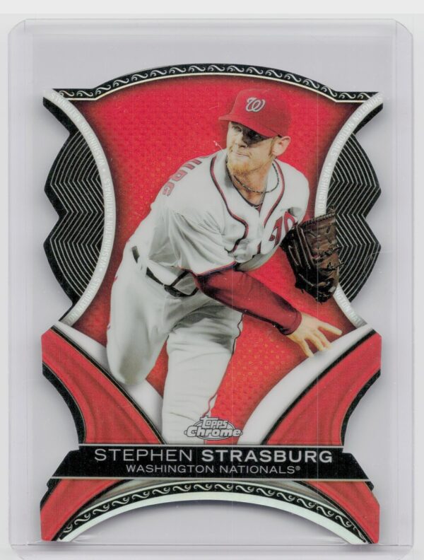 2012 Topps Chrome Stephen Strasburg #DD-SS Nationals Dynamic Die Cuts