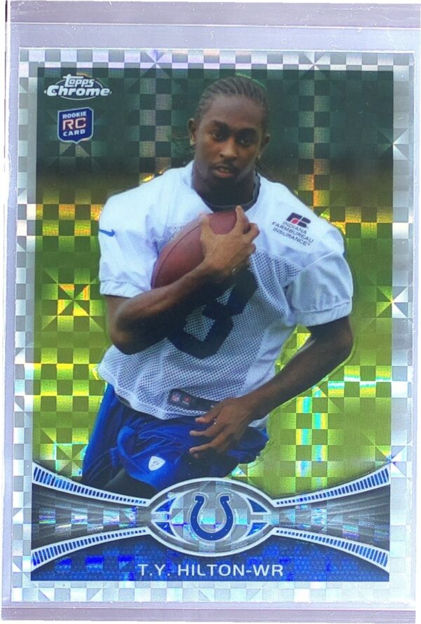 2012 Topps Chrome T.Y. Hilton Xfractors RC #168 Colts