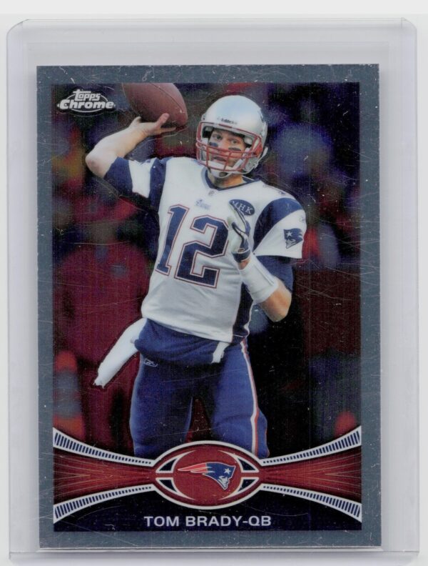 2012 Topps Chrome Tom Brady #220 Patriots