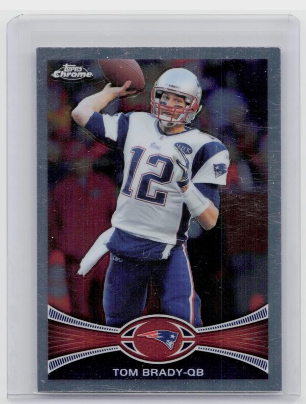 2012 Topps Chrome Tom Brady #220 Patriots