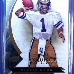 2012 Upper Deck Exquisite Collection Warren Moon SN85 #3 Huskies