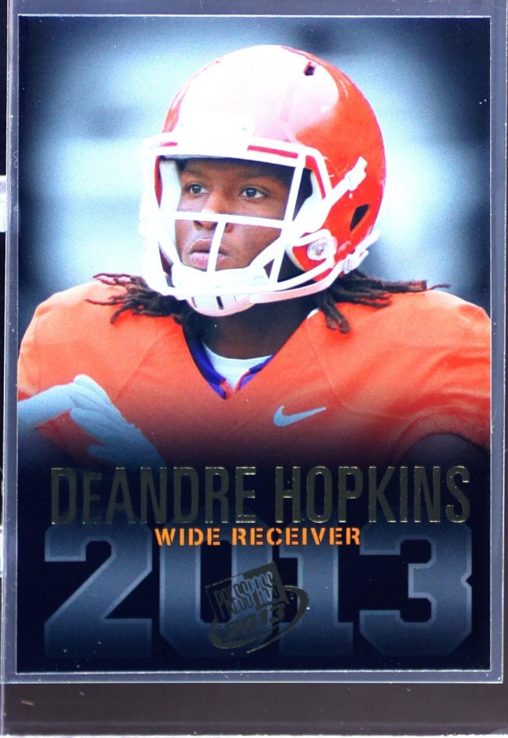 2013 Press Pass DeAndre Hopkins Gold RC #18 Tigers