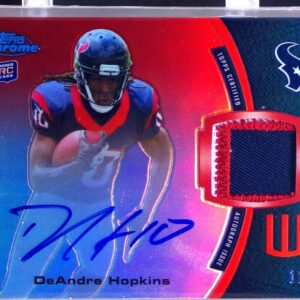 2013 Topps Chrome DeAndre Hopkins Auto /50 JSY #RAP-DH Texans RC RPA