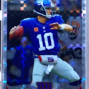 2013 Topps Chrome Eli Manning Xfractors #105 Giants