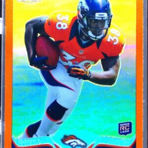 2013 Topps Chrome Montee Ball Orange Refractors RC #11 Broncos