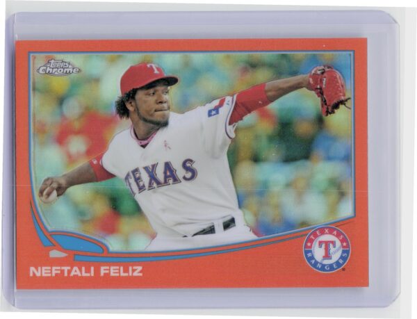 2013 Topps Neftali Feliz Red #30 Rangers
