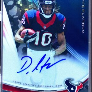 2013 Topps Platinum DeAndre Hopkins Auto /10 #A-DH Texans Rookie Autographs Camo