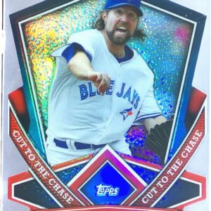 2013 Topps R.A. Dickey #CTC-42 Jays Cut to the Chase Die Cut