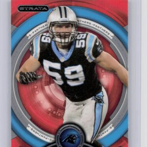 2013 Topps Strata Luke Kuechly Topaz Orange #18 Panthers