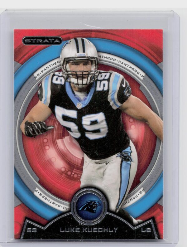 2013 Topps Strata Luke Kuechly Topaz Orange #18 Panthers