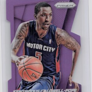 2014-15 Prizm Kentavious Caldwell-Pope Prizms Purple Die Cut /139 #76 Pistons