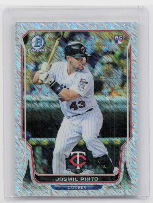 2014 Bowman Chrome Josmil Pinto Shimmer Refractors /15 #13 Twins